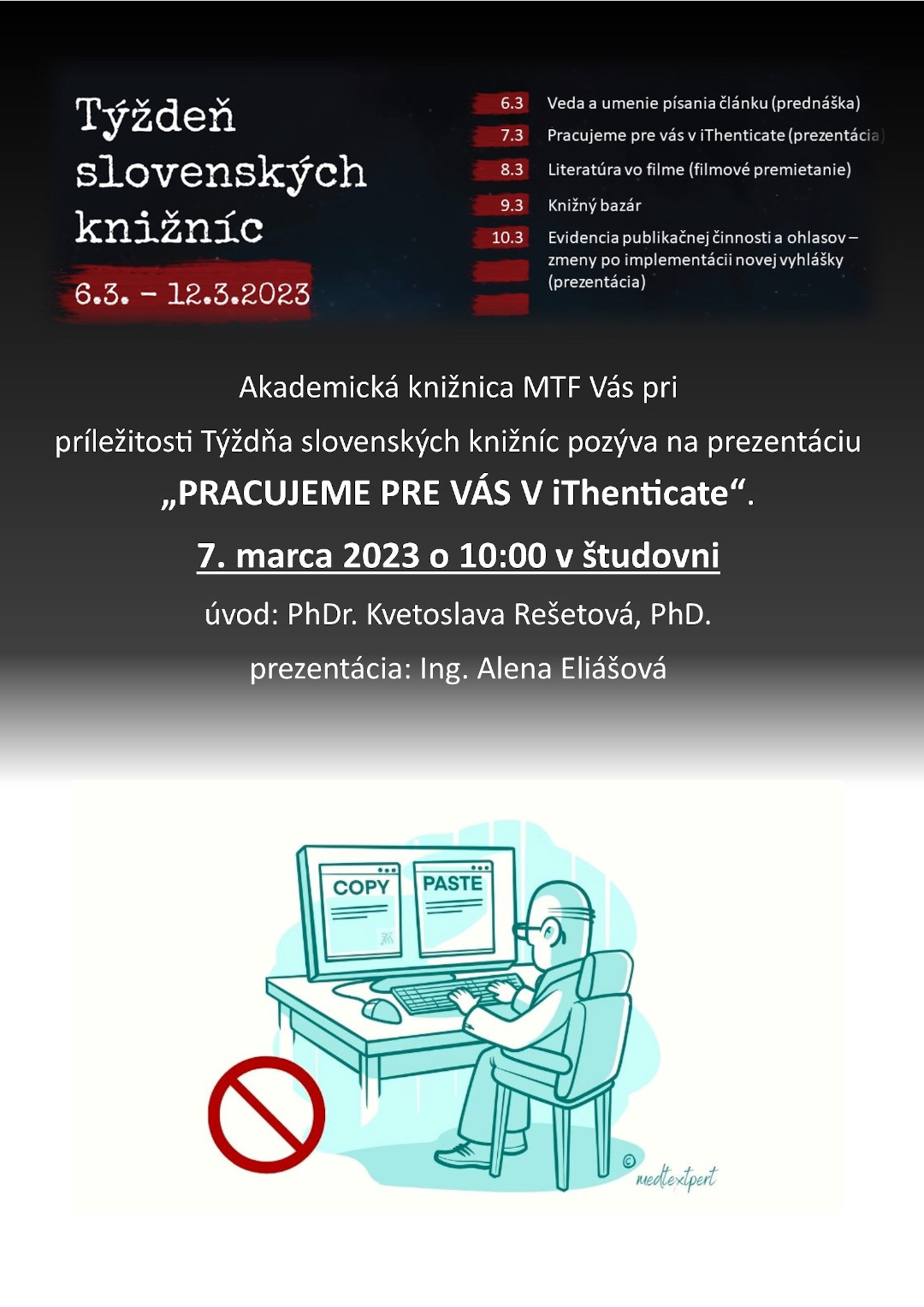 Pracujeme pre Vás V iThenticate