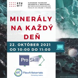 Pozvánka na prednášku “Minerály na každý deň“