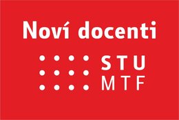 Noví docenti MTF