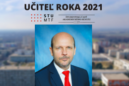 Učiteľ roka 2021 na MTF STU 