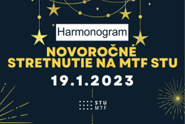 Novoročné stretnutie na MTF STU - harmonogram