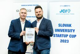 Jakub Perička z MTF STU absolútnym víťazom Slovak University Startup Cup 2023