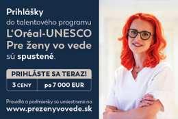 Vedkyne, registrujte svoje projekty do 8. ročníka L'Oréal – UNESCO Pre ženy vo vede