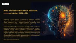 Web of Science Research Assistant dostupný na STU