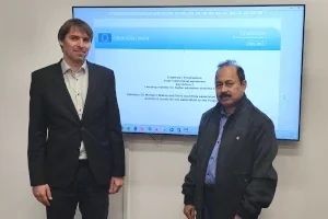 Návšteva prof. Sarkara z indickej Sharda University Agra