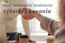 Výberové konanie na miesto výskumného pracovníka/pracovníčky na UPIM