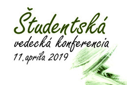 Študentská vedecká konferencia 2019 – výsledky fakultného kola